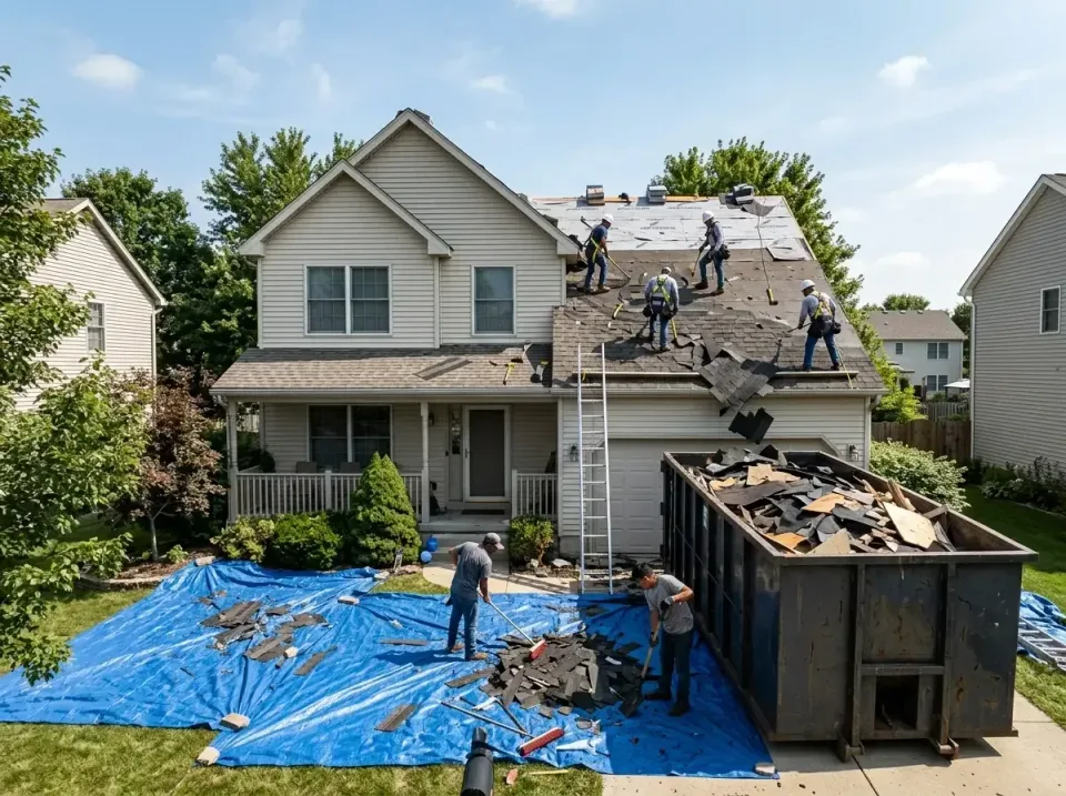roof-replacement-debris-remova-004 — frequently asked questions, Cheapest Dumpster Rentals in Barrington, IL